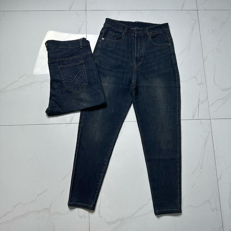 [0057] Bigsize 55-85kg Quần Jean Form Baggy Dài 94Cm Tôn Dáng Phù Hợp Các Nàng Đùi To