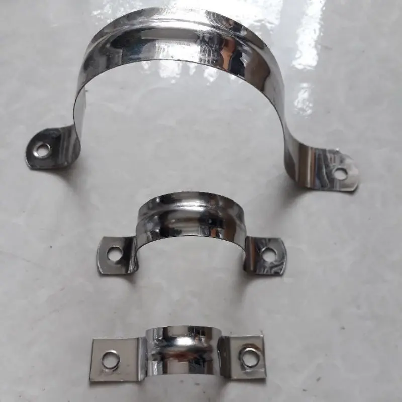Đai ôm, bát, cùm ống nước, cùm omega inox 201, đai nẹp ống