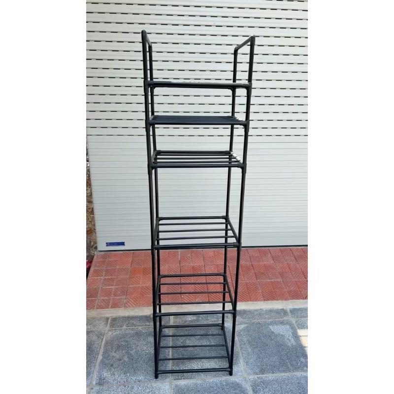 ( không có 4 chân 3cm ở dưới )  Kệ Để Đồ Đa Năng - Kệ Nhà Bếp, Kệ Phòng Khách, Phòng Ngủ 6 Tầng Khung Thép Cacbon Lắp Ghép Kitchen 4