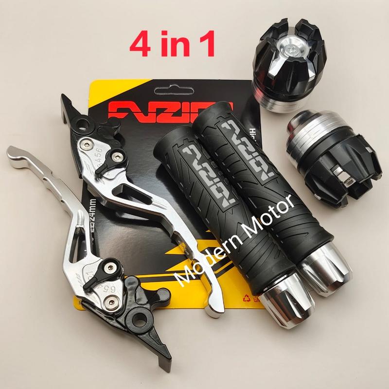 [ Paket 4in1 ] Model Hayaidesuu THE STORM / Handgrip FUZION + Jalu Stang Cnc + Jalu As + Handle Setelan Cnc Mio j Xeon Beat RK King Vixion Aerox PCX Adv N-max Vario 150 Tiger Ninja 250 3
