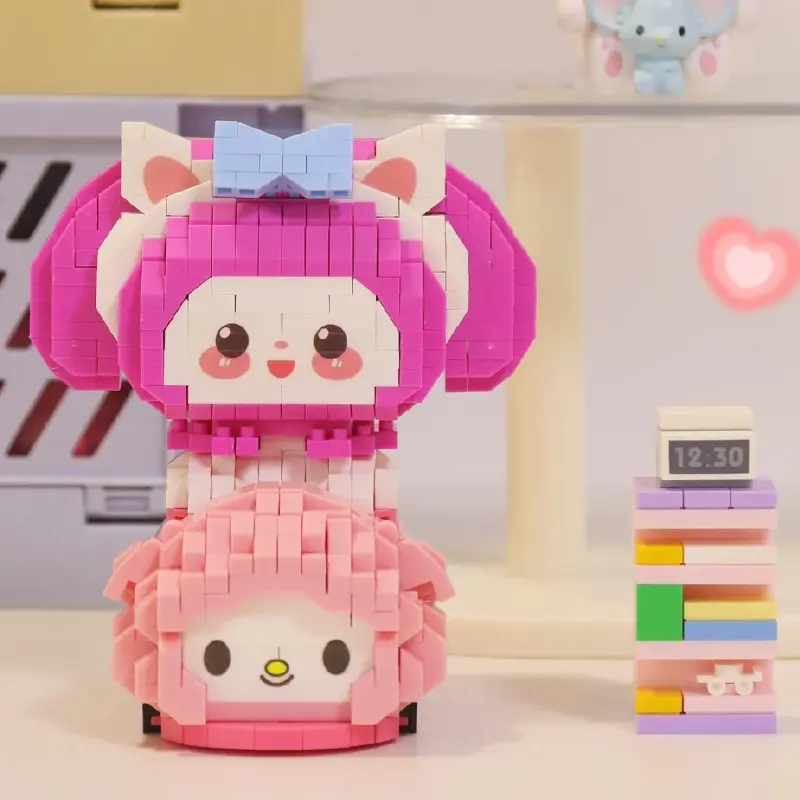 BLOCK CITY-GEJIA Block Toys  GOKART Melody Nano Block Fantasy Kart Mainan balok susun brick toys 4