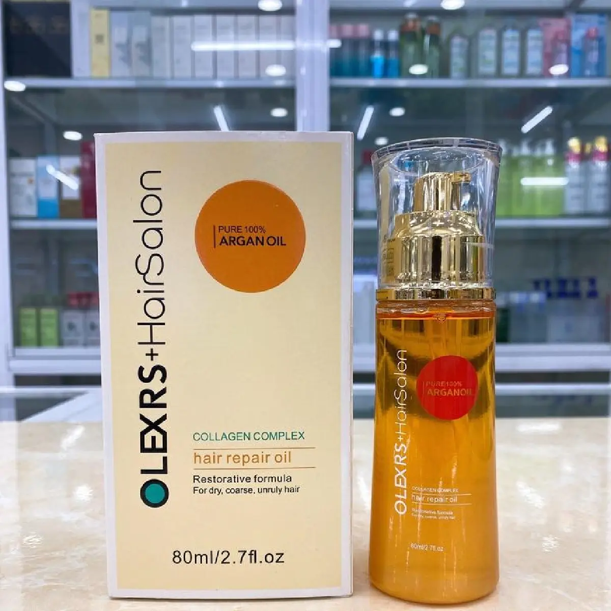 Tinh Chất Dưỡng Tóc Bóng Mượt Vào Nếp Olexrs 80ml, Chăm Sóc Tóc Nữ Mật Ong