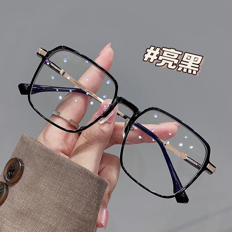 Kính Cận Thị Kính Mắt, Siêu Nhẹ, Dành Cho Nữ, Phong Cách Khuôn Viên, Gọng Lớn, Không Cần Xét Đặt, Chặn Ánh Sáng Xanh, Thích Hợp Sử Dụng Trong Khuôn Viên Trường 8