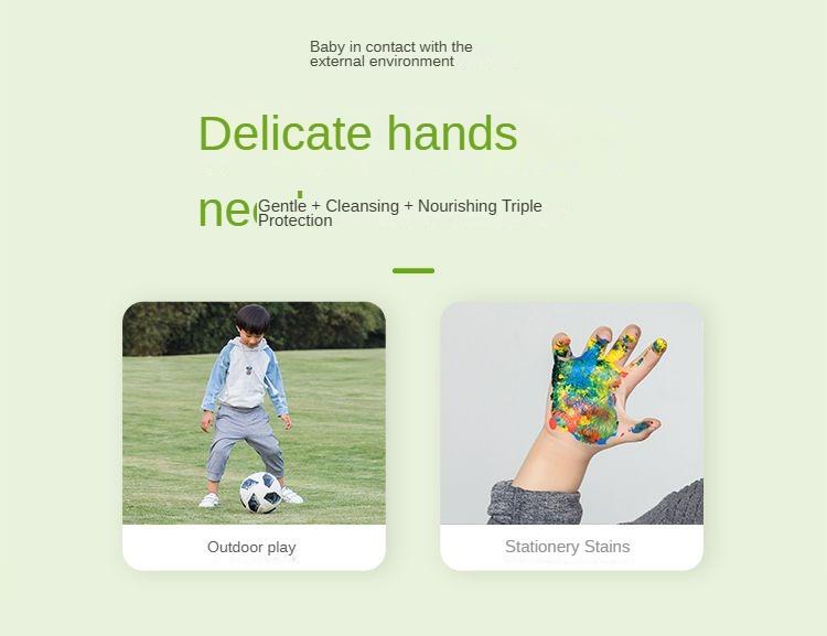 Product Introduction of Frog Prince Children's Hand Soap Home Foam Gentle Clean Kids Care Products Baby Hand Soap Portable 1