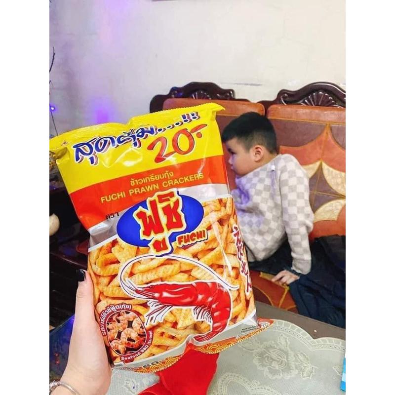 Snack bim bim tôm FuChi Thái gói nhỡ 80gr 7