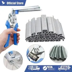 600/1200pcs M ring Staples&Tang Kandang Ayam Kelinci Puyuh Alat Pengikat Kandang Kelinci Puyuh Unggas