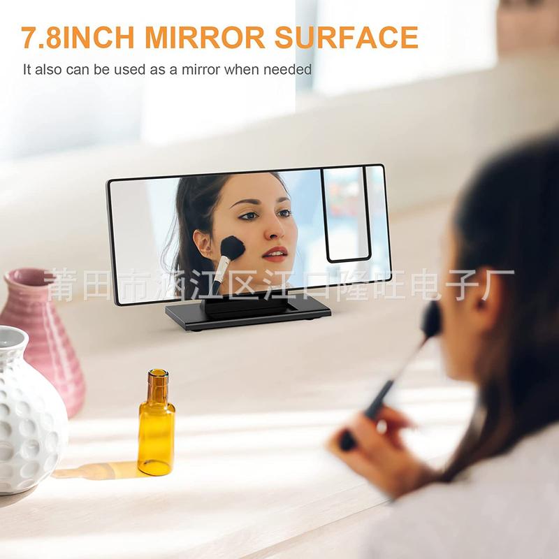 Product Introduction of Mirror Multi-Function Led Projection Clock Student Mute Color Screen Desk Clock Electronic Digital Smart Alarm Clock 24