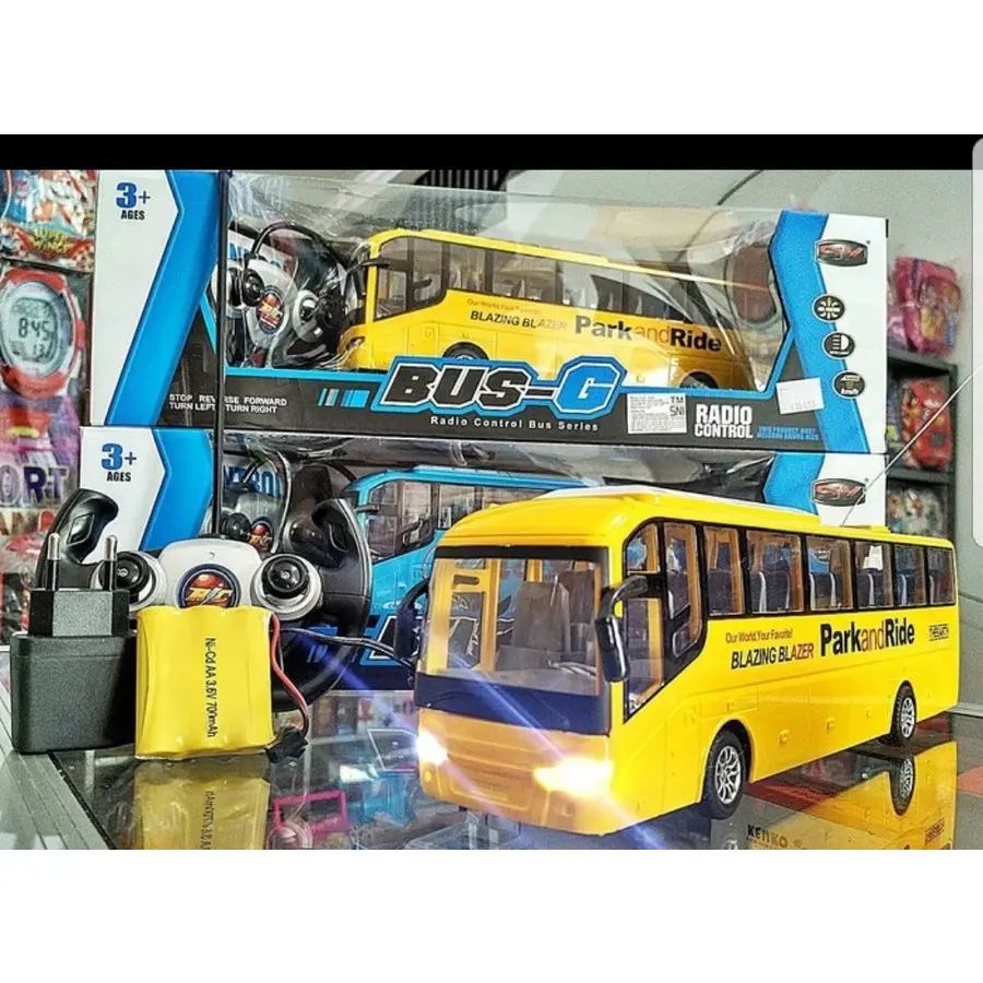 Mainan Mobil Remot Control RC Bus rc bis diecast bis kota busway murah Game Baterai Remote