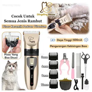 4 in 1 Pencukur Bulu Kucing Anjing Elektrik Cukur Bulu Kucing Pet Clipper