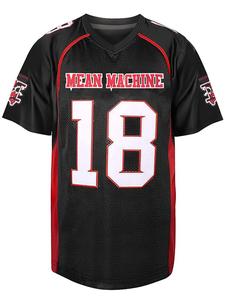 Camiseta de fútbol americano para hombre con parche de letras y números, Camiseta deportiva de manga corta para verano, Top para hombre de uso diario