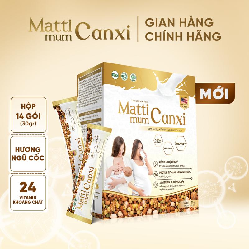 Sữa Hạt Lợi Sữa Matti Mum  - Hộp 650g Men Vi Sinh 2