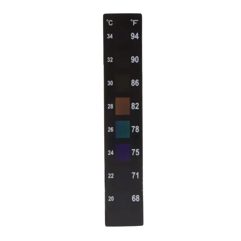 KRXWJ Sticker Temperature Thermometer Stick On Strips Digital Display for Wine Beer Kombucha or Aquarium 68-94F 20-34C