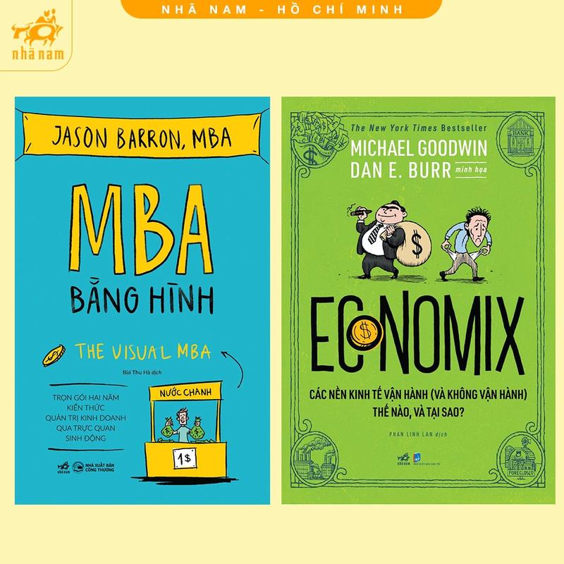Sách - Combo sách kinh tế đáng đọc: MBA bằng hình - Economix (TaNab x Nhã Nam HCM)