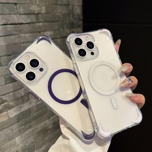 Ốp iPhone 16 Pro Max, Tương Thích Bốn Góc, Chống Sốc Từ Tính, Che Phủ Toàn Bộ, Chất Liệu Mềm, Thích Hợp Cho iPhone 15, 14, 13 / 12, 2A27-03, Bảo Vệ Toàn Diện