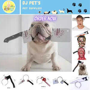 topi anjing kucing bando halloween kostum kepala untuk halloween