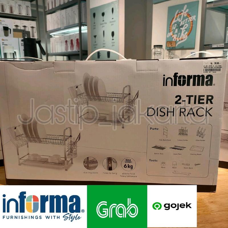 Dish Rak Informa Rak Piring Informa Starlight 2 Tingkat Harga Promo - Shop | Tokopedia