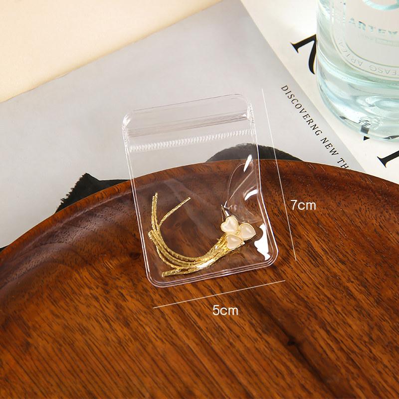 Product Introduction of PVC Transparent Jewelry Envelope Bag Earrings Jewelry Buggy Bag Jewelry Collectables-Autograph Bracelet Ziplock Bag Packaging Bag Manufacturer 5