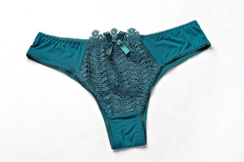 Product Introduction of [1465 Positive Reviews] Sexy Women's Push-Up Bra and Panty Set French Style Water-Soluble Flower Bra Bikini Panties with Underwire Shaping 18