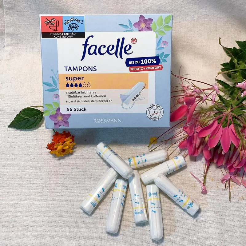 Tampon Facelle Đức Size 4 giọt, hộp 56c 3
