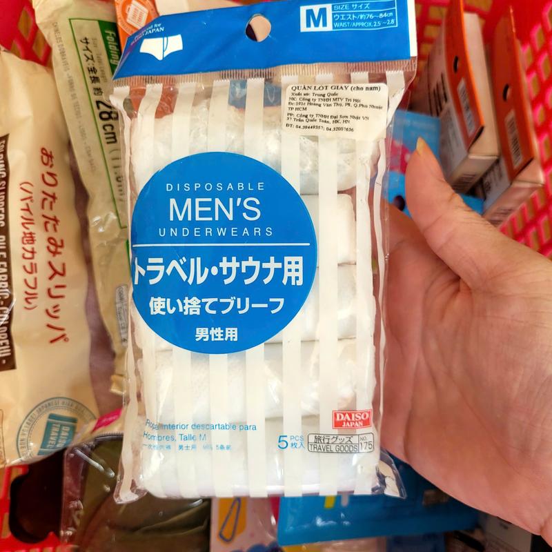 Quần lót giấy cho nam! – Size M - Daiso Japan 3