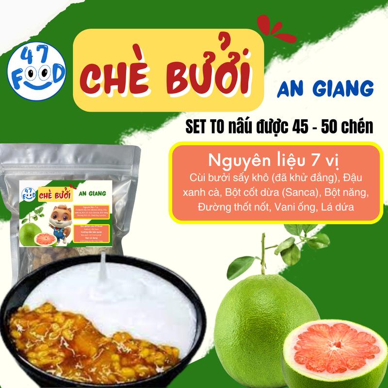 SET Chè Bưởi An Giang nấu 7-12 chén - 47Food, hương vị đặc trưng của cây chè Bưởi tại An Giang Nước Trà