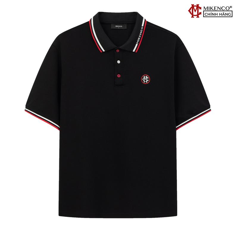  Áo phông có cổ unisex MIKENCO 	Mustang Lines Polo Black 