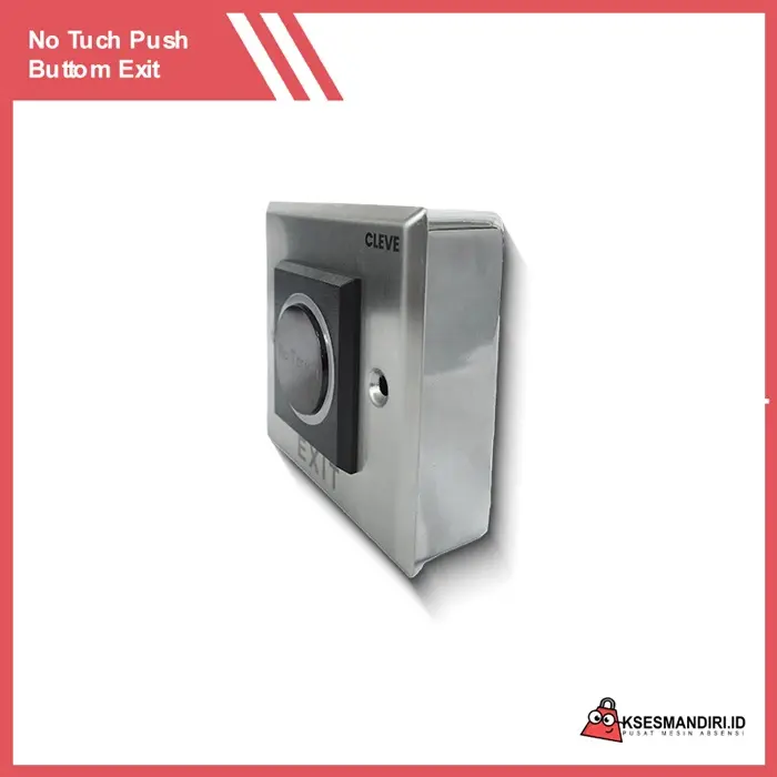 CLEVE NO TOUCH + BOX Push Button Stainless Steel