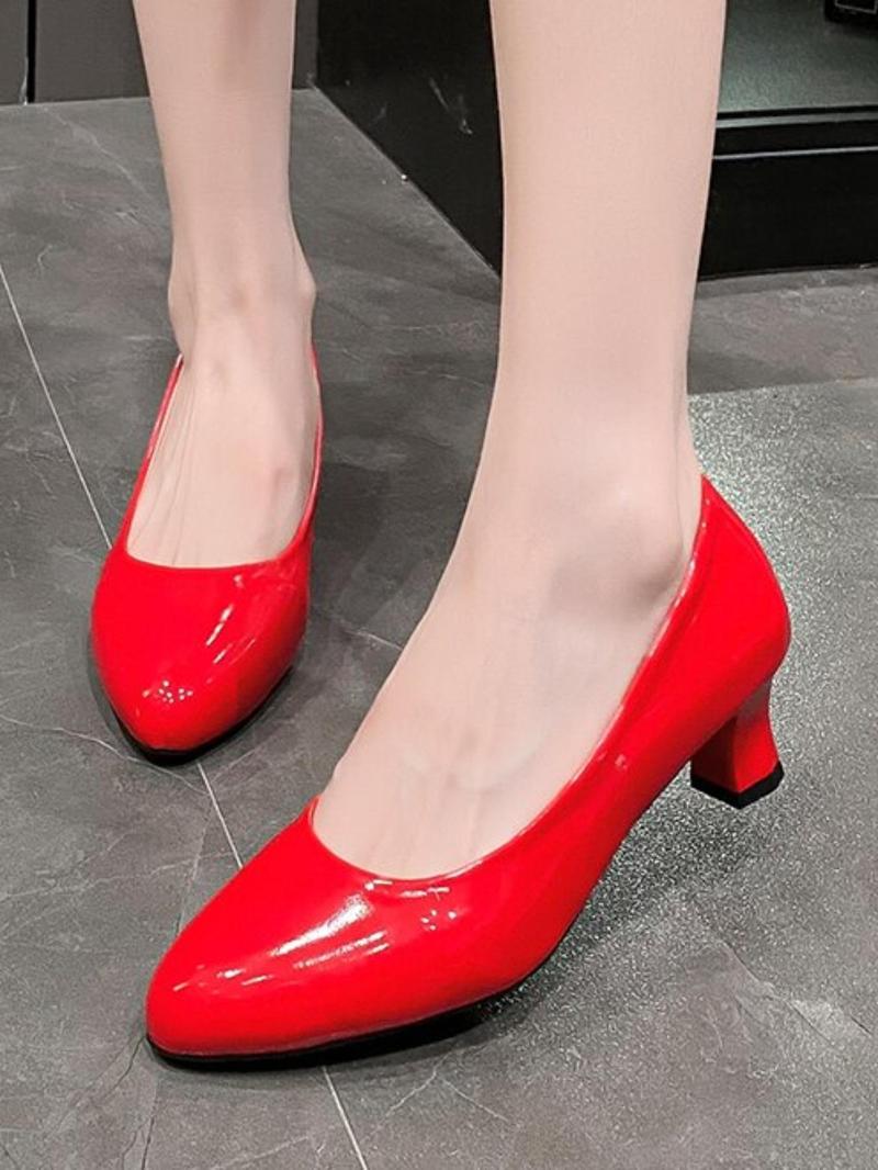 Product Introduction of Women's Fashionable Solid Color Pointed Toe High Heel Shoes, Elegant Slip on Shoes for Daily Wear, Lightweight Breathable Comfortable Shoes for Women & Girls, Classy 7