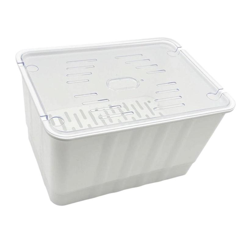 Turtle Habitat, Turtle Breeding Tank, Ventilation Feeding Hatching Container, Turtle Aquarium for Hatchling Chameleon 7