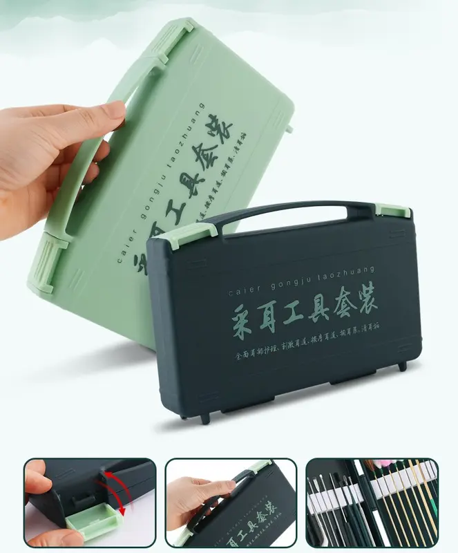 Bộ lấy ráy tai 25 món chuyên dụng,Bộ dụng cụ loại bỏ ráy tai,Dụng cụ chăm sóc tai cho cảm giác thư thái 7
