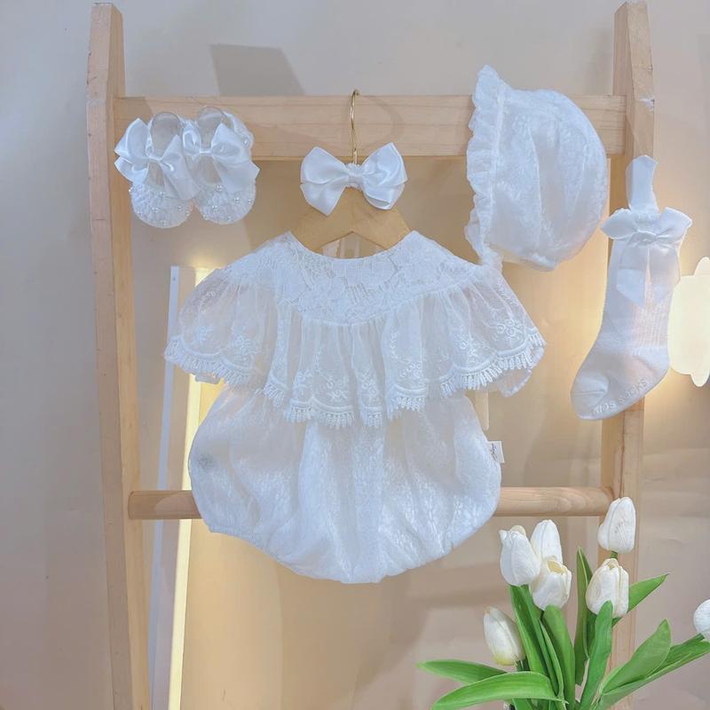 M69- Body ren nhật BÈO VAI cho bé gái đầy tháng Hằng Made By Hằng cho bé 3-11kg