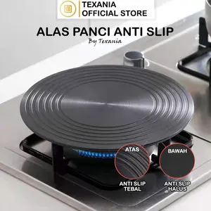 [PROMO BULAN INI] TEXANIA Plat Alas Panci Anti Gosong / Plat Panci / Tatakan Panci Tebal Murah Diameter 24cm