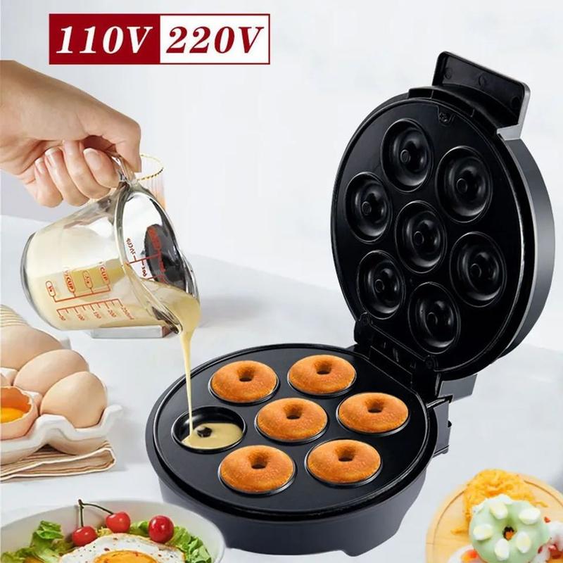 Household Donut Breakfast Machine Double Sided Heating Electric ...