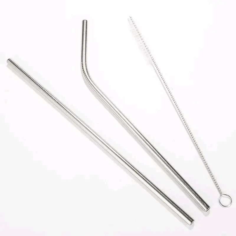 Bộ ống hút 3 món inox có cọ rửa - có tách lẻ 0