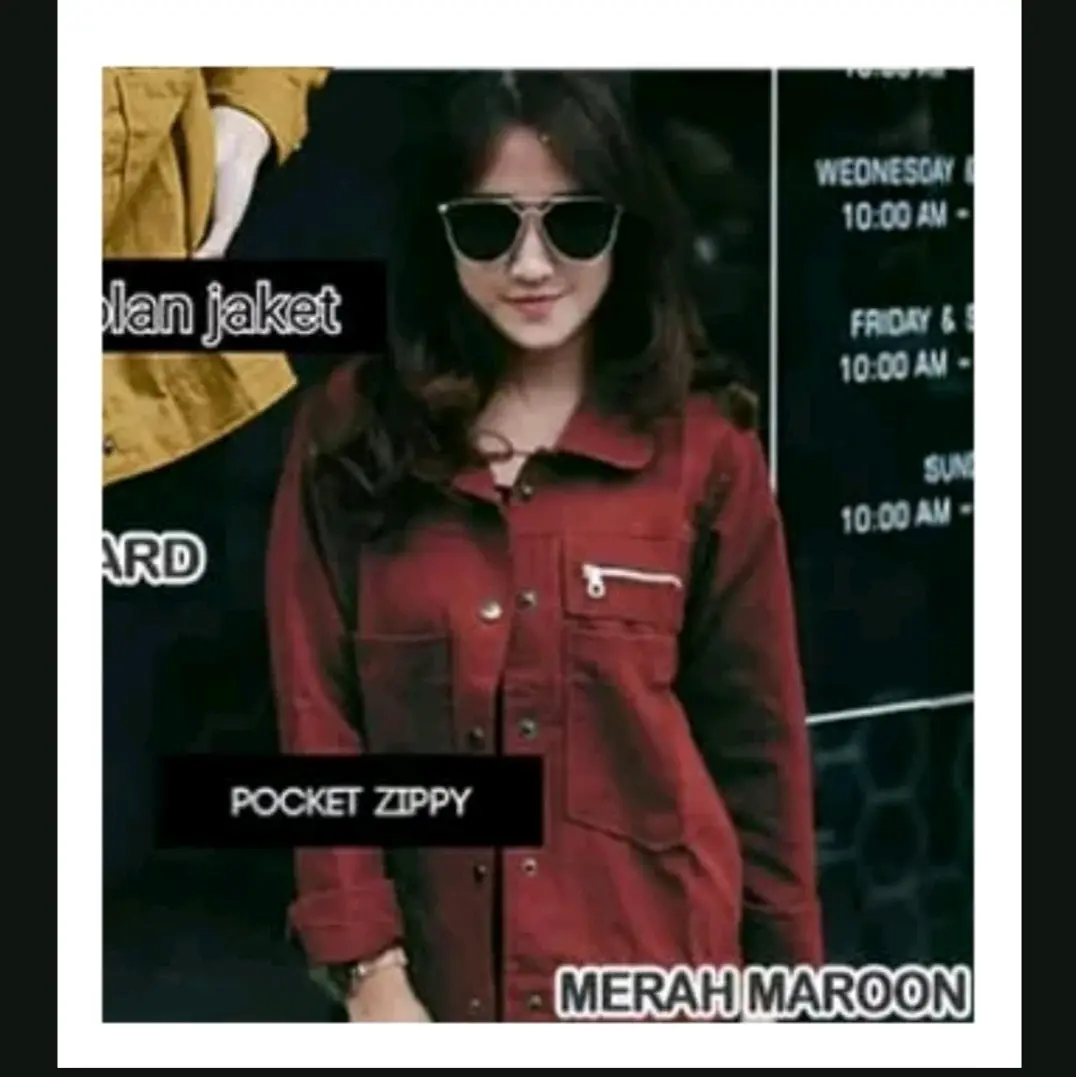 POLAN JAKET-JAKET POLAN-Model Korean -Jaket wanita kekinian/ Jaket Cewek Keren