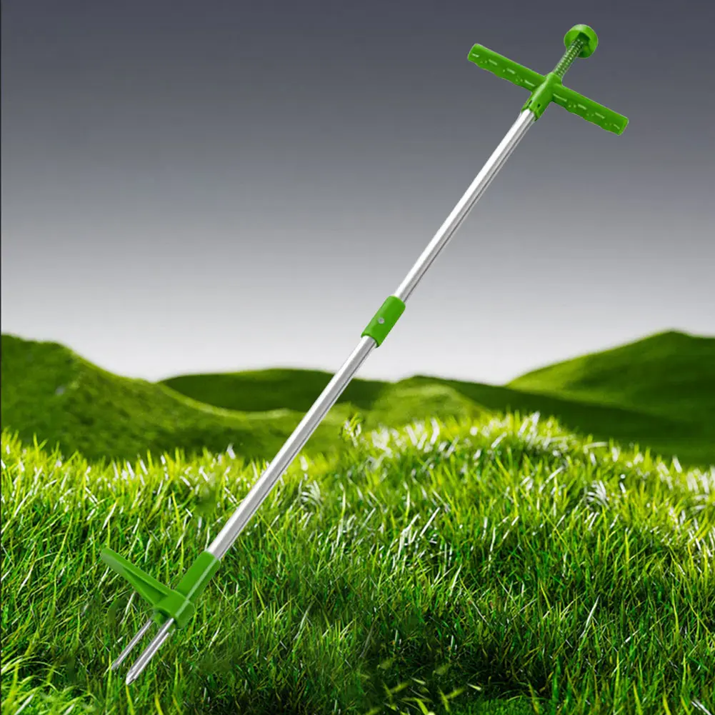 Stand Up Weeder Multi-Function Gardening Weed Puller Tool for Outdoor Yard Grass