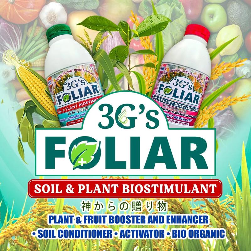 3G's Foliar 1 LITER Soil & Plant Biostimulant Organic with Soil ...
