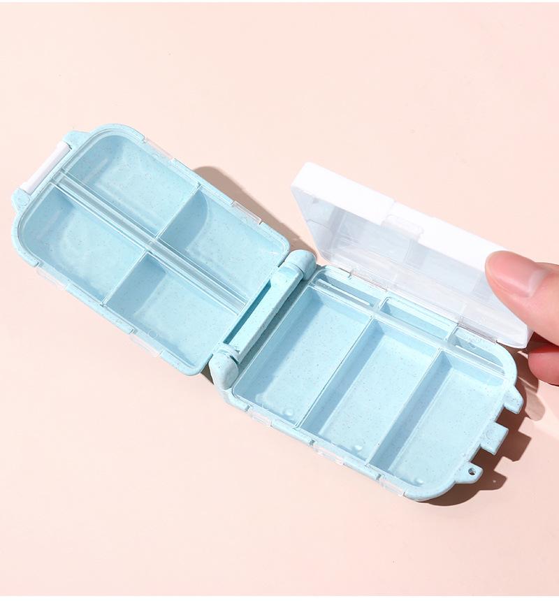 Product Introduction of Pill Box 3 Layers 8 Grids Medicine Organizer Storage Box Portable Travel Pill Case Drug Dispenser Container 13