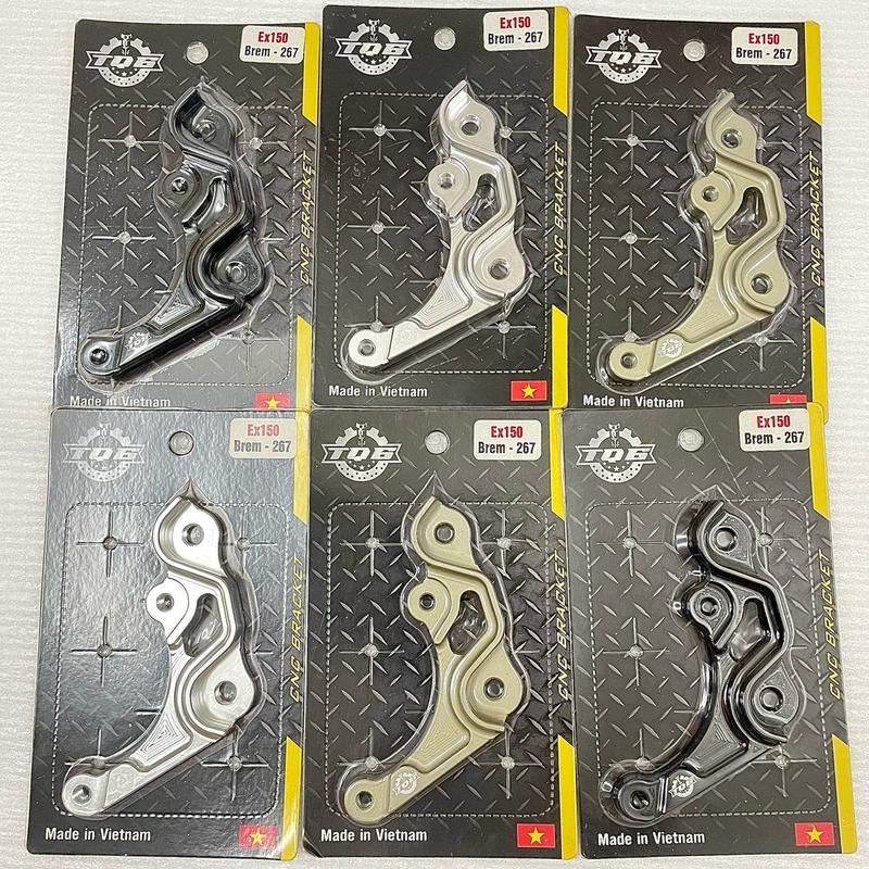 Pat Đĩa Thắng Trước exciter 150 CNC Nguyên Khối TQ6 Heo Dầu 2 Pit (Brembo/Fando/Adlen/MFZ) Size Dĩa 267mm Phụ Tùng