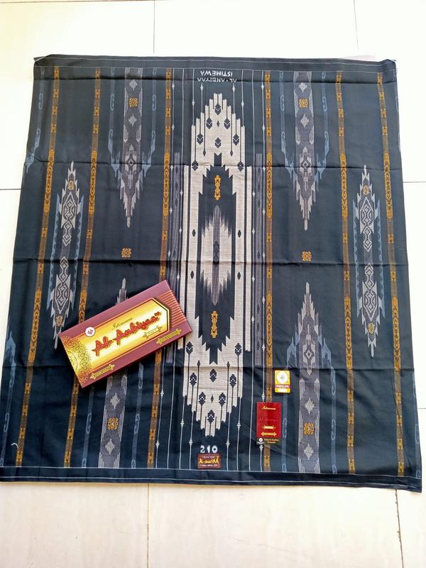 Sarung Al Anbiyaa Motif BHS Terbaru Sarung Sholat Pria Dewasa Murah Sarung Santri Viral Muslim Printing 0