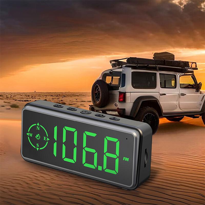 Product Introduction of Car Digital Speed Head Up Display Universal Speedometer HUD  Compass Speed Measurement Indicator For Truck Vehicles USB Power 14