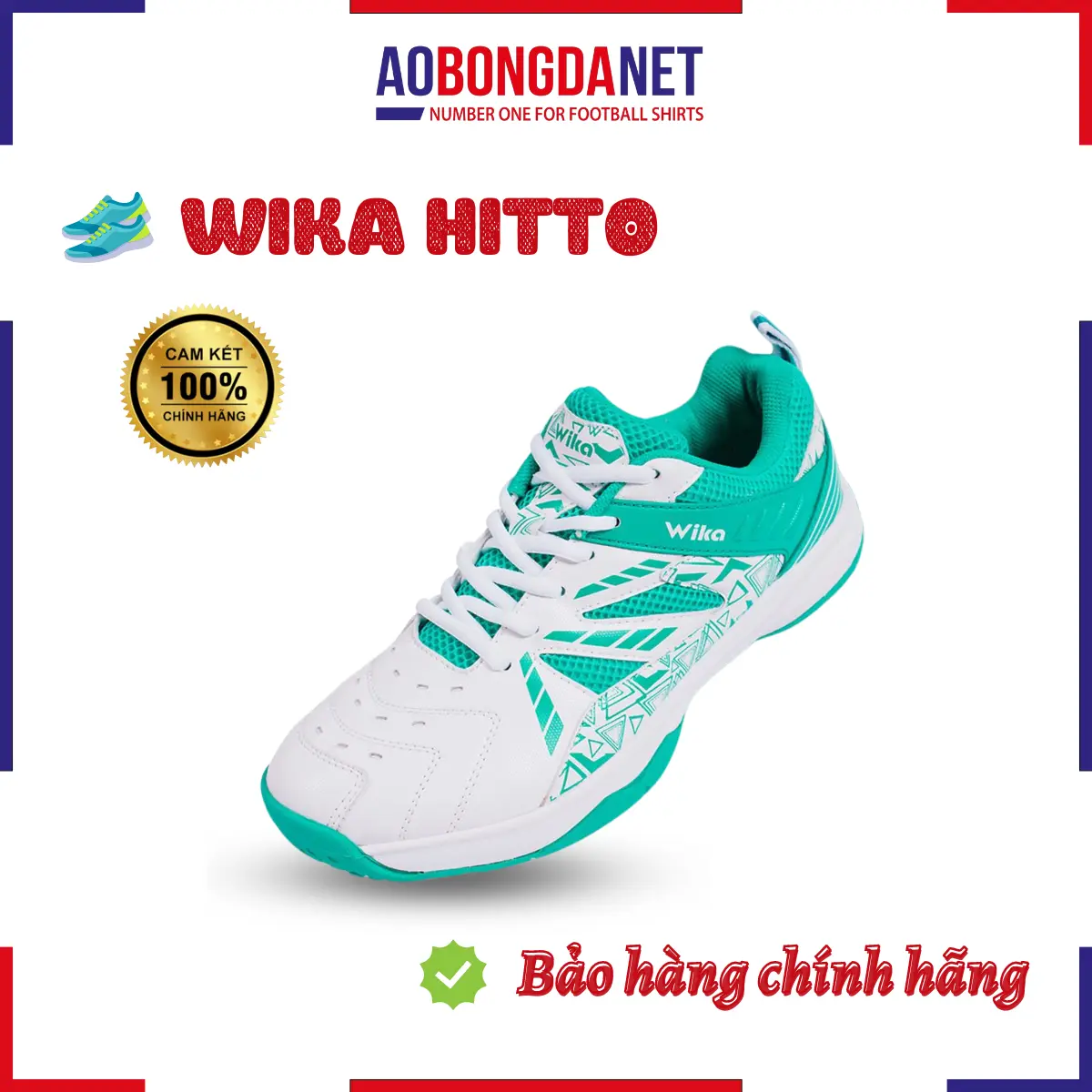 Giày Thể Thao Wika Hitto Chính Hãng ,Giày Thể Thao Đa Năng Chống Trơn Trượt  Phù Hợp Với Cầu Lông Bóng Bàn Bóng Chuyền  Sport Sneaker Tập Thể Dục Tập Chạy Bộ Tập Gym