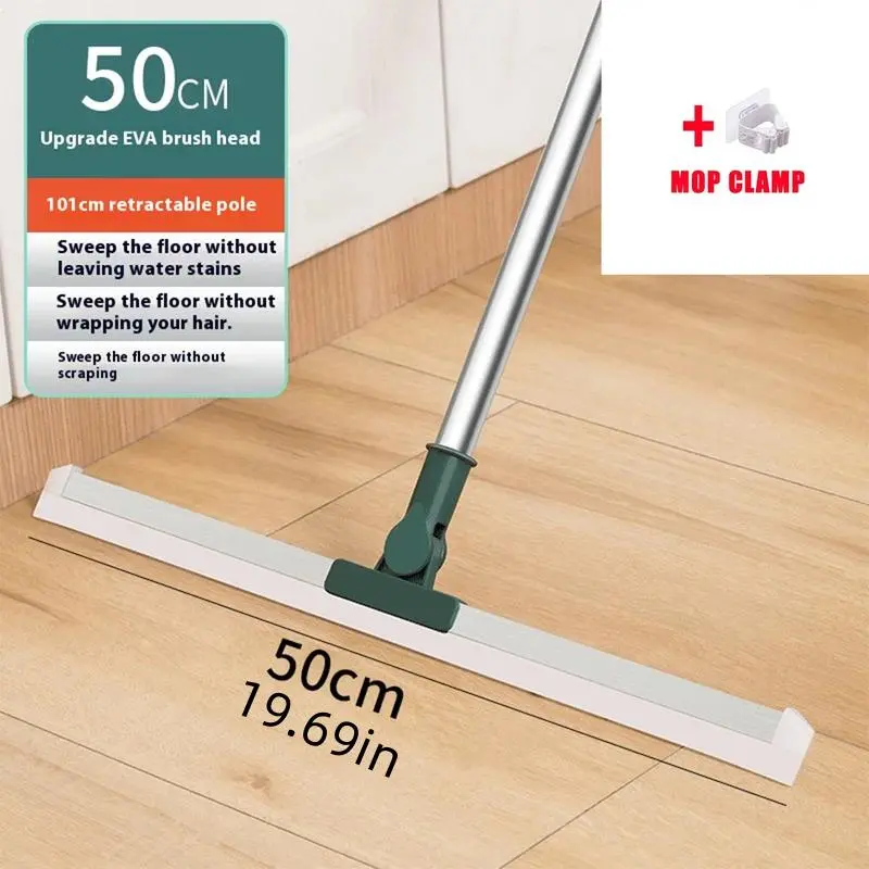 Magic Broom, Multifunctional Silicone Wiper, Floor Scrubbing Water Sweep Cleaner, Household Cleaning Tool for Bathroom Kitchen Floor 5