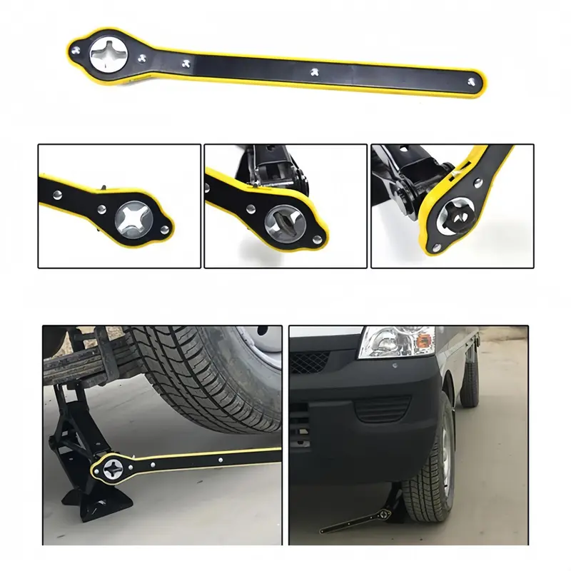 Multifunctional Car Jack Wrench, Universal Hexagonal Labor-saving Handheld Wrench, Manual Car Repair Tool, Professional Car Tire Repair Tool 6