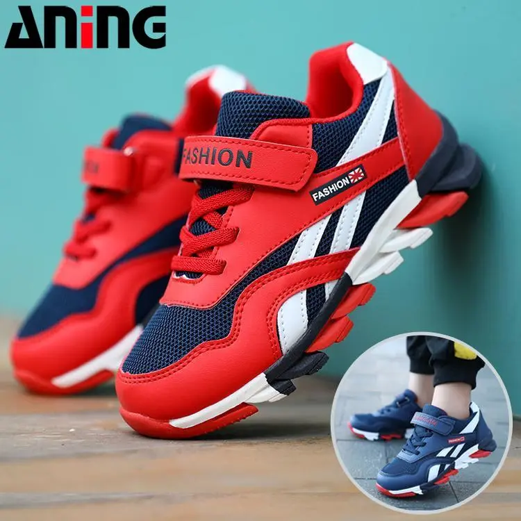 Sepatu Olahraga Jala Kasual Anak Laki-laki dan Perempuan Gaya Korea untuk Anak-anak Lari Fashion