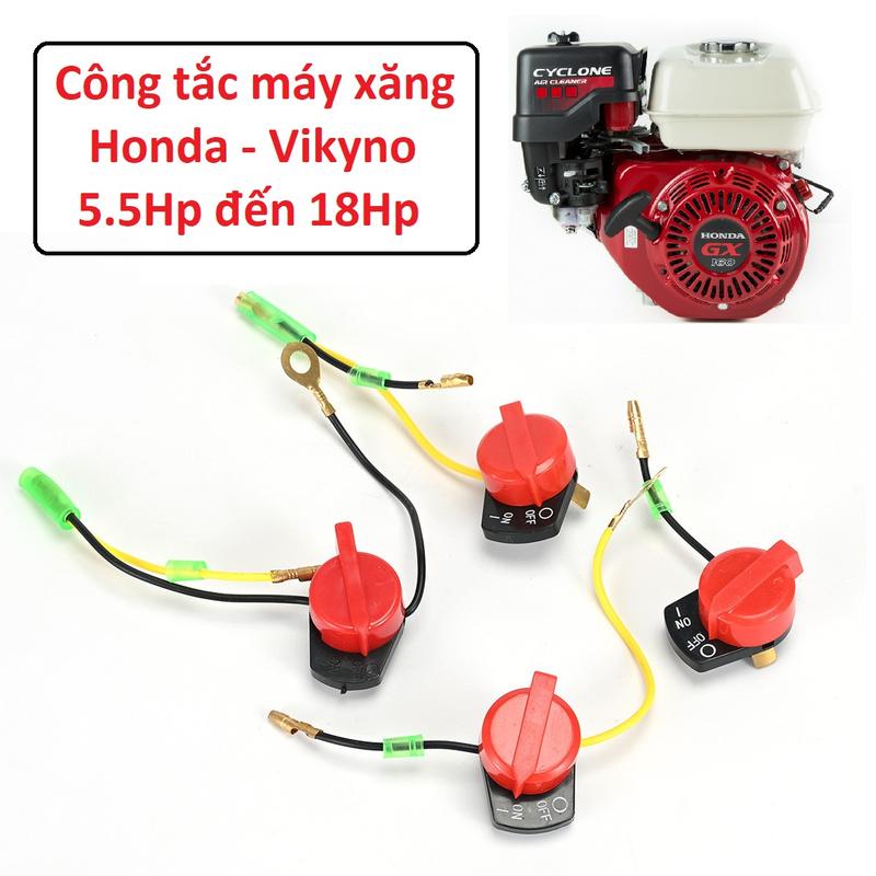 Công tắc máy xăng 5.5Hp - 18Hp Honda Vikyno dây tắt máy 6Hp 6.5Hp 7Hp 13Hp 15Hp 18Hp 168F 170F GX160 GX200 GX230 honda 13hp