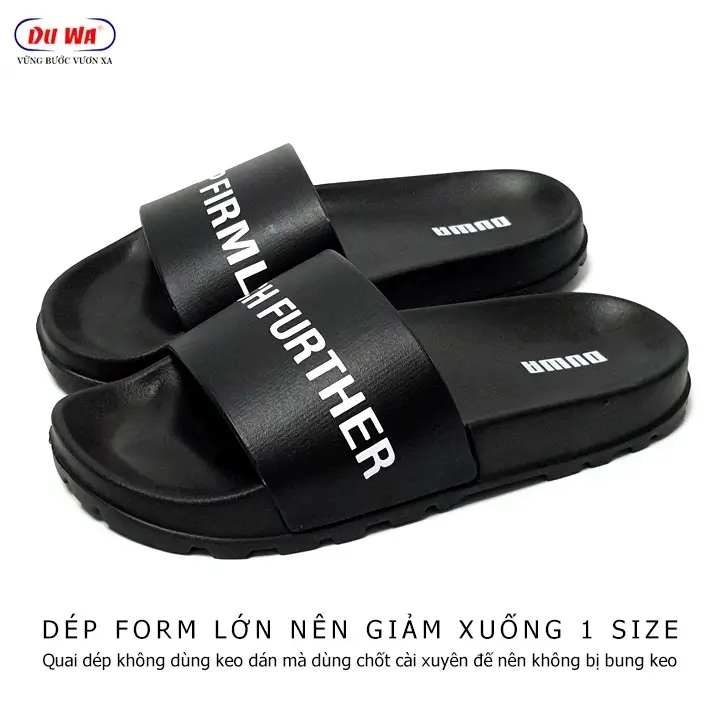 dép quai ngang chữ STEP FIRMLY ... 5
