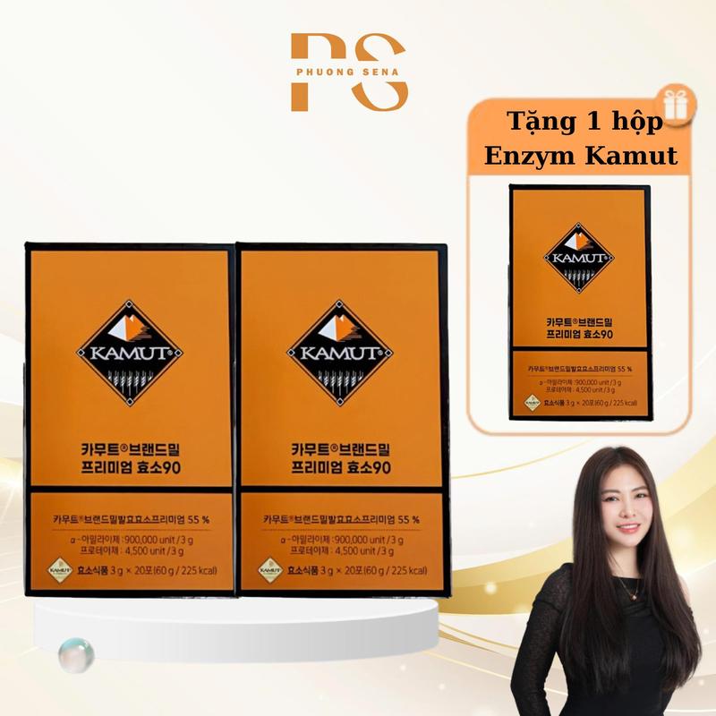 (MUA 1 TẶNG 2) SN1263 - Combo 3 hộp enzym Phiên bản đặc biệt Phương Sena x Grain On Enzym Kamut Wheat Premium 900.000 unit 60 gói