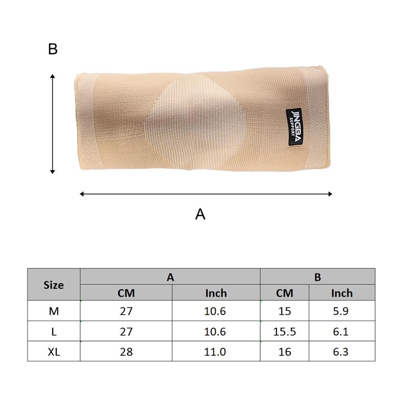 Product Introduction of MEI-Nẹp Đầu Gối Co Giãn, Nylon Mềm, Chống Trượt, Tay Áo Nén Để Chạy Bộ, 1 Cái 0