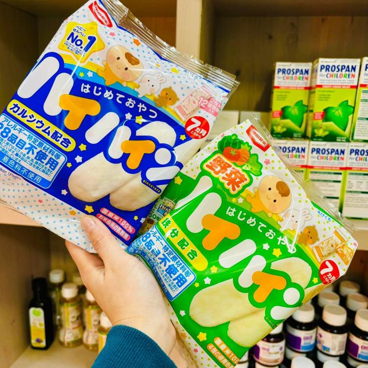 [Mẫu Mới] Bánh Gạo Tươi Haihain Cho Bé Ăn Dặm 7M+
